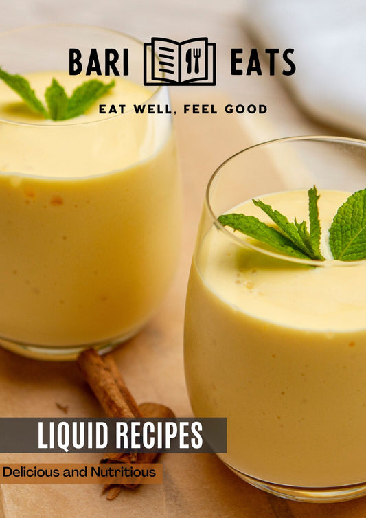 'Delicious and Nutritious' Liquid Diet Recipe E-Book